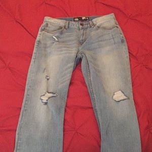 Blue rsq ripped skinny jeans